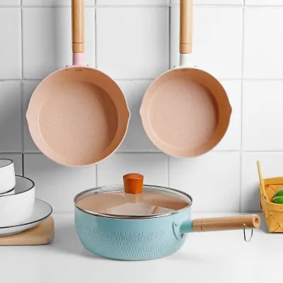 Home Kitchen Non-stick Koping Instant Noodle Stone Baby Boiled Hot Milk Supplement Soup Pot