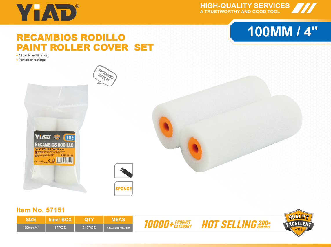 2PCS,  Round Head Sponge Roller Core- Only Support Self-pickup, Free Shipping Price Is Anti-auction Pric