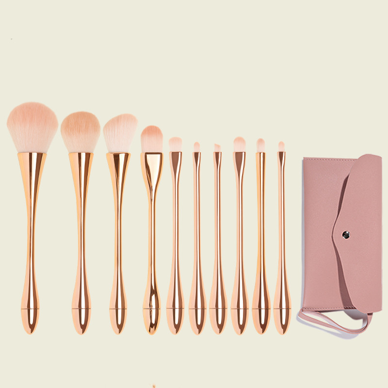 10pcs and pink brush pack