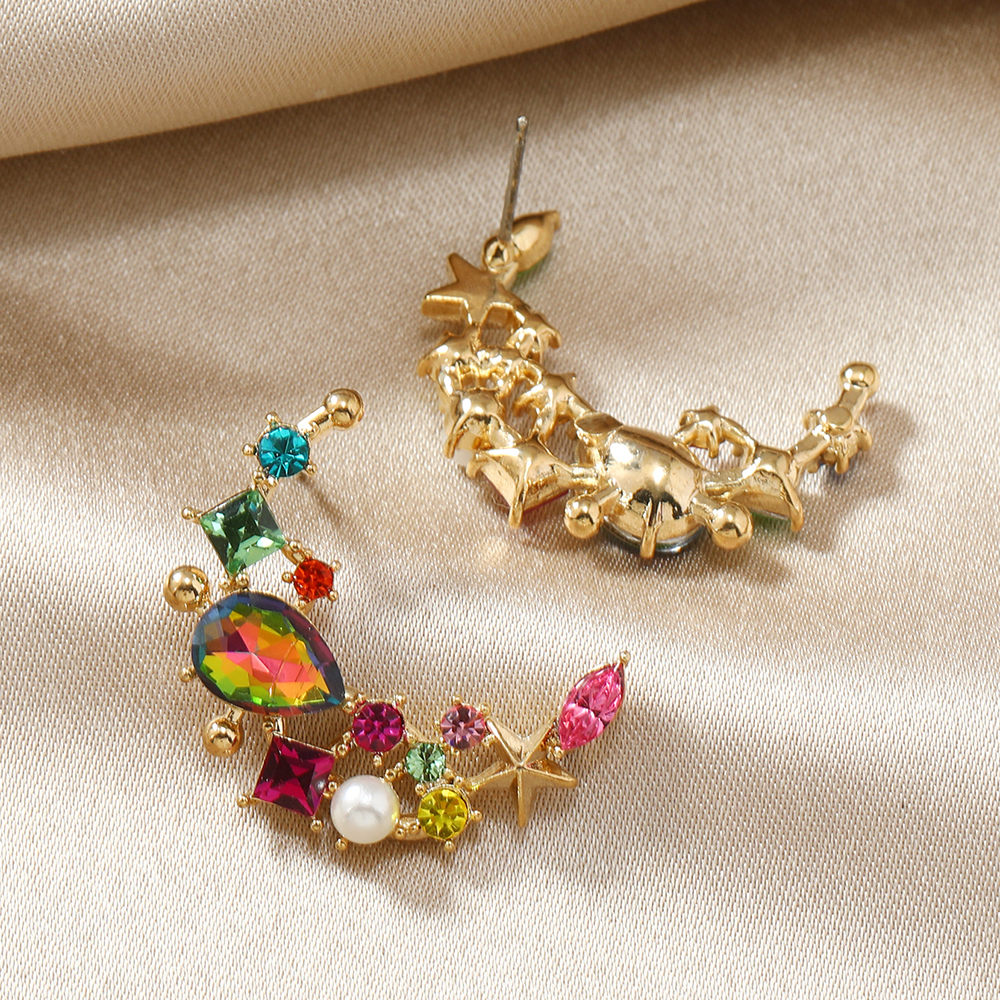 женские стильные висячие серьги