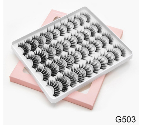 Mink thick false eyelashes 20 pairs 8 25mm G503 - Shop at LoveMi