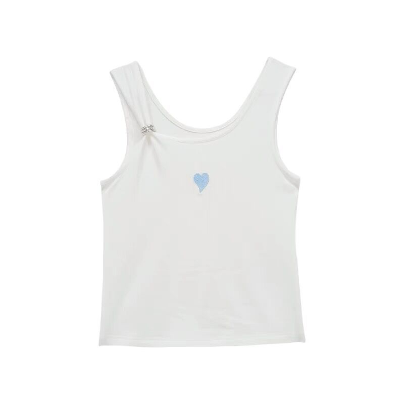 Title 1, Love Embroidered Vest Women