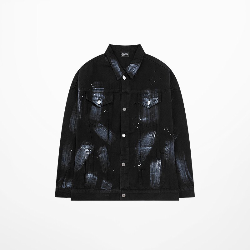 Street Loose, Handsome Trendy Jacket, Fried Street Ins Jacket, Male Tide Harajuku Style