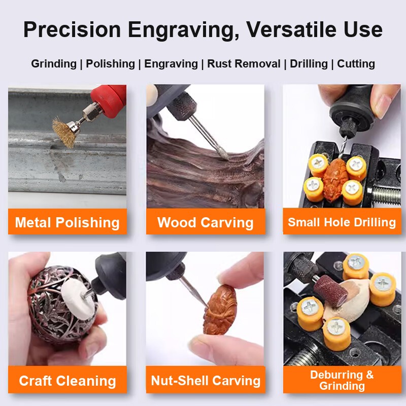 418pcs Rotary Tool Accessories Kit Set Perfect For Cutting UK — image 2