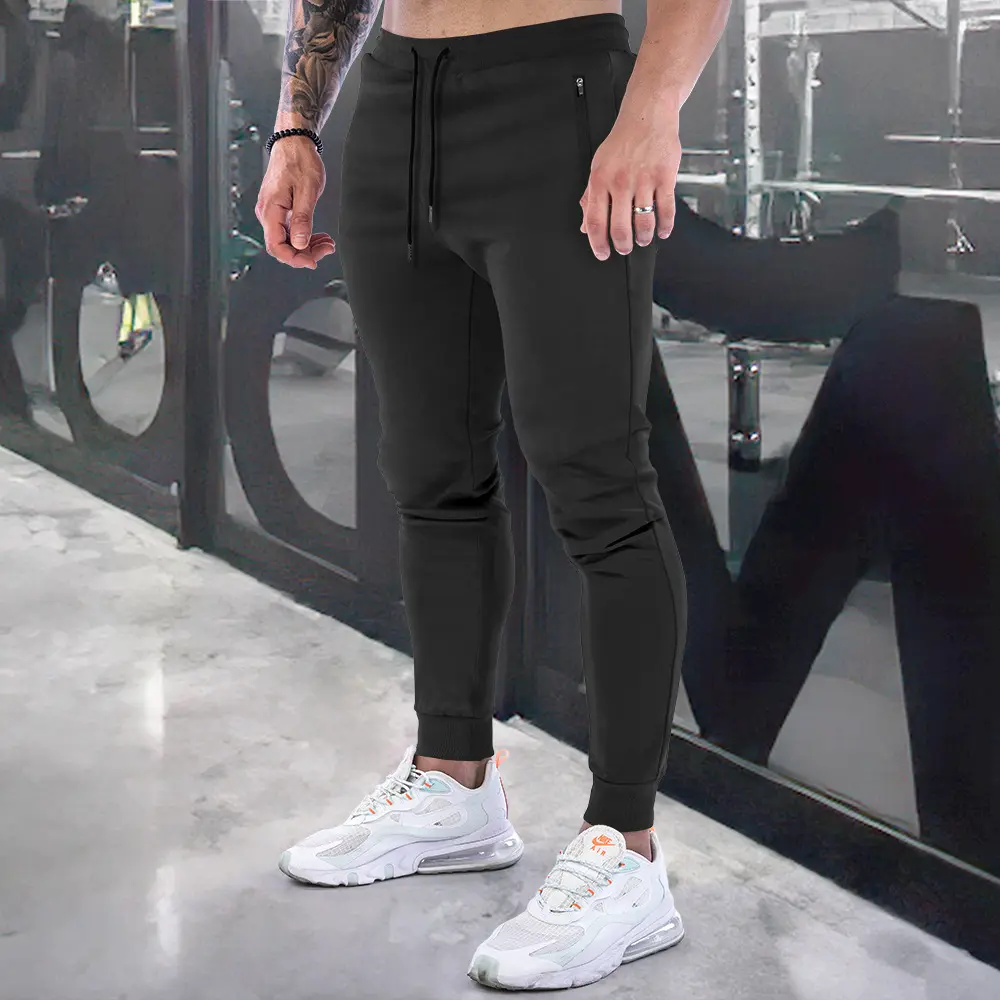 European And American Sports Trousers Men's Solid