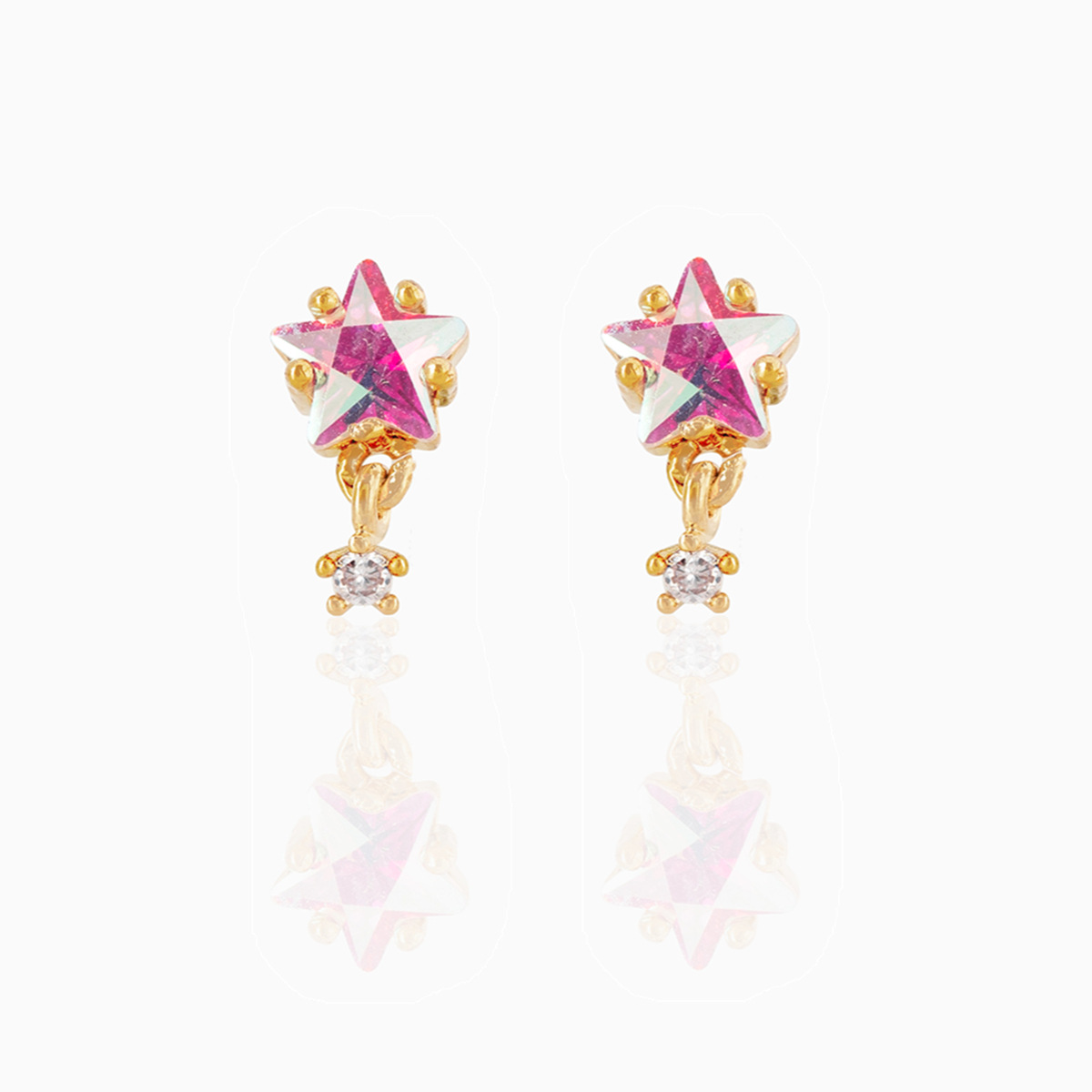 Title 4, New Unicorn Heart Zircon Earrings For Women