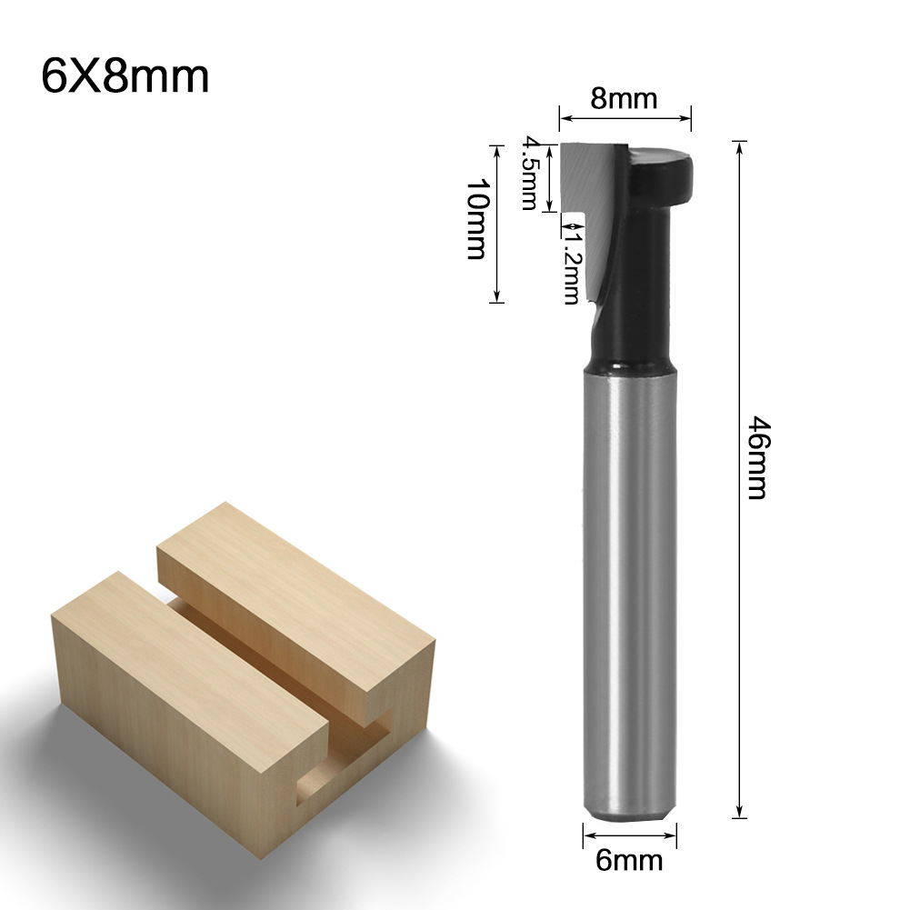 Title 2, Woodworking cutter 1/4 handle keyhole cutter