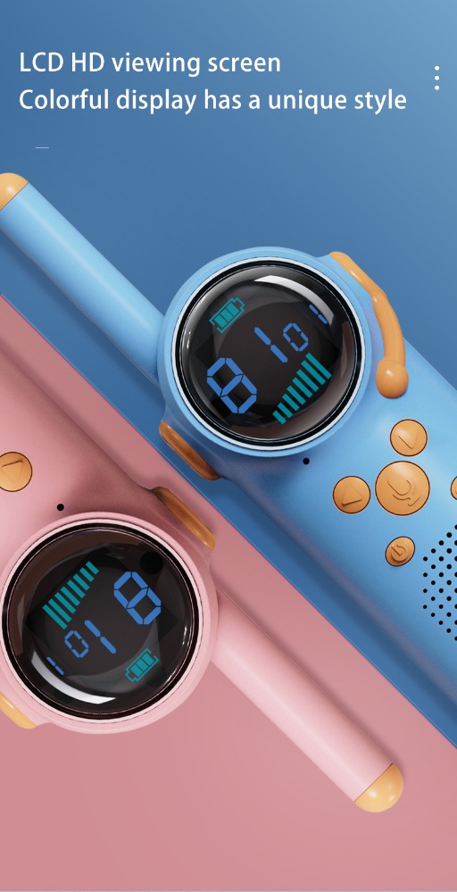 Blue And Pink Walkie-talkies - Two Packs
