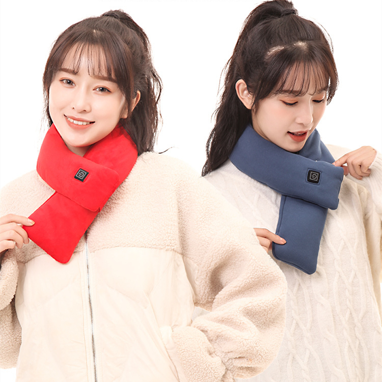 Smart Heating Scarf USB Neck Protection Cold Proof Electric Heating Scarf