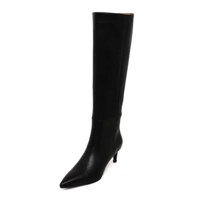 Long BootsAutumn And Winter Women's Pointed Toe Stiletto High Boots Black - Shop at LoveMi