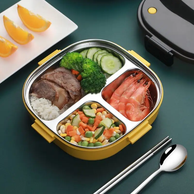 304 Lunch Box Portable Large-capacity Box