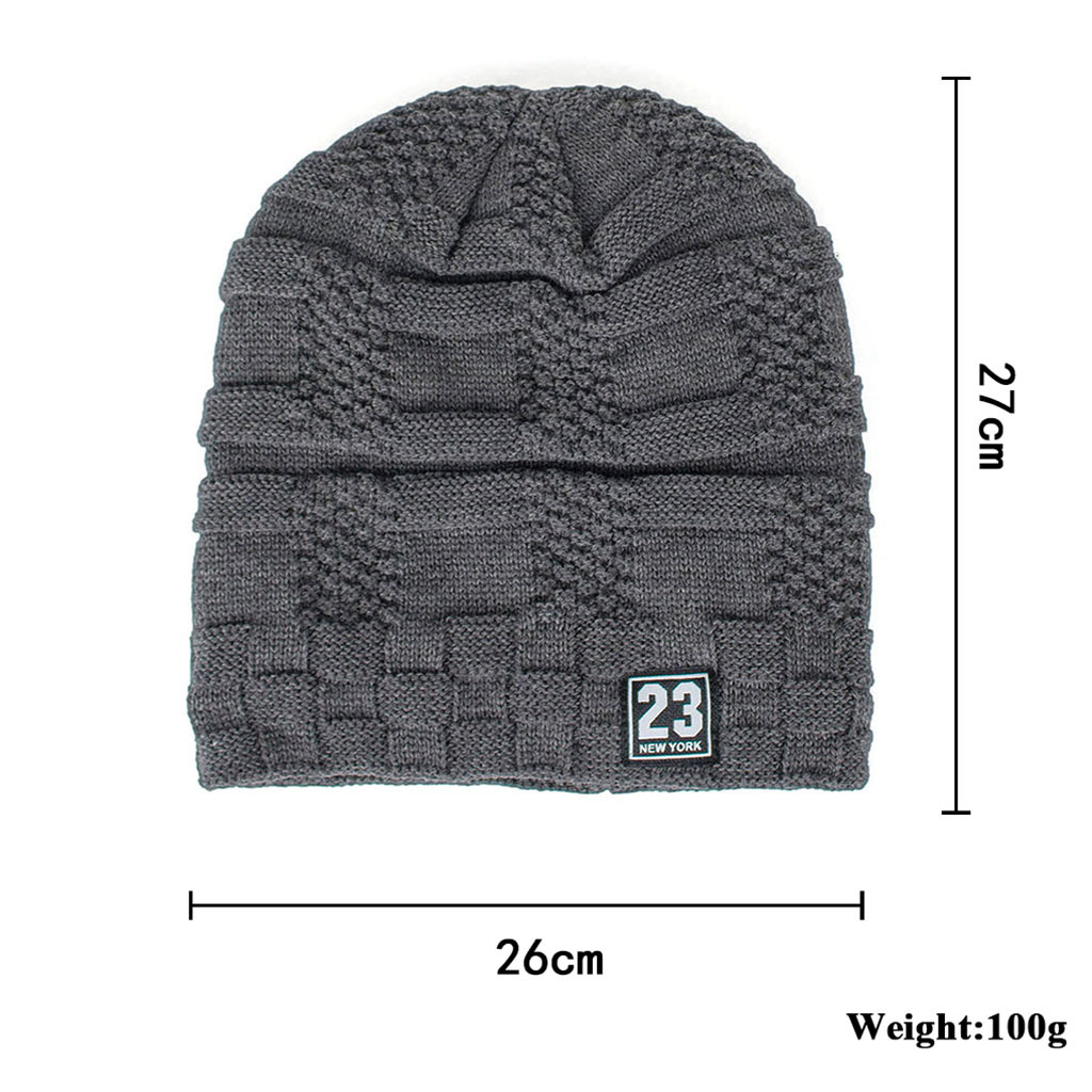 Women's Outdoor Warm Thickened Fleece Pullover Knitted Woolen Hat — foto 4