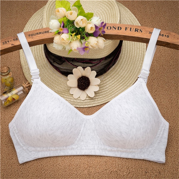 Title 5, No Steel Ring Bra Cotton Girl Underwear