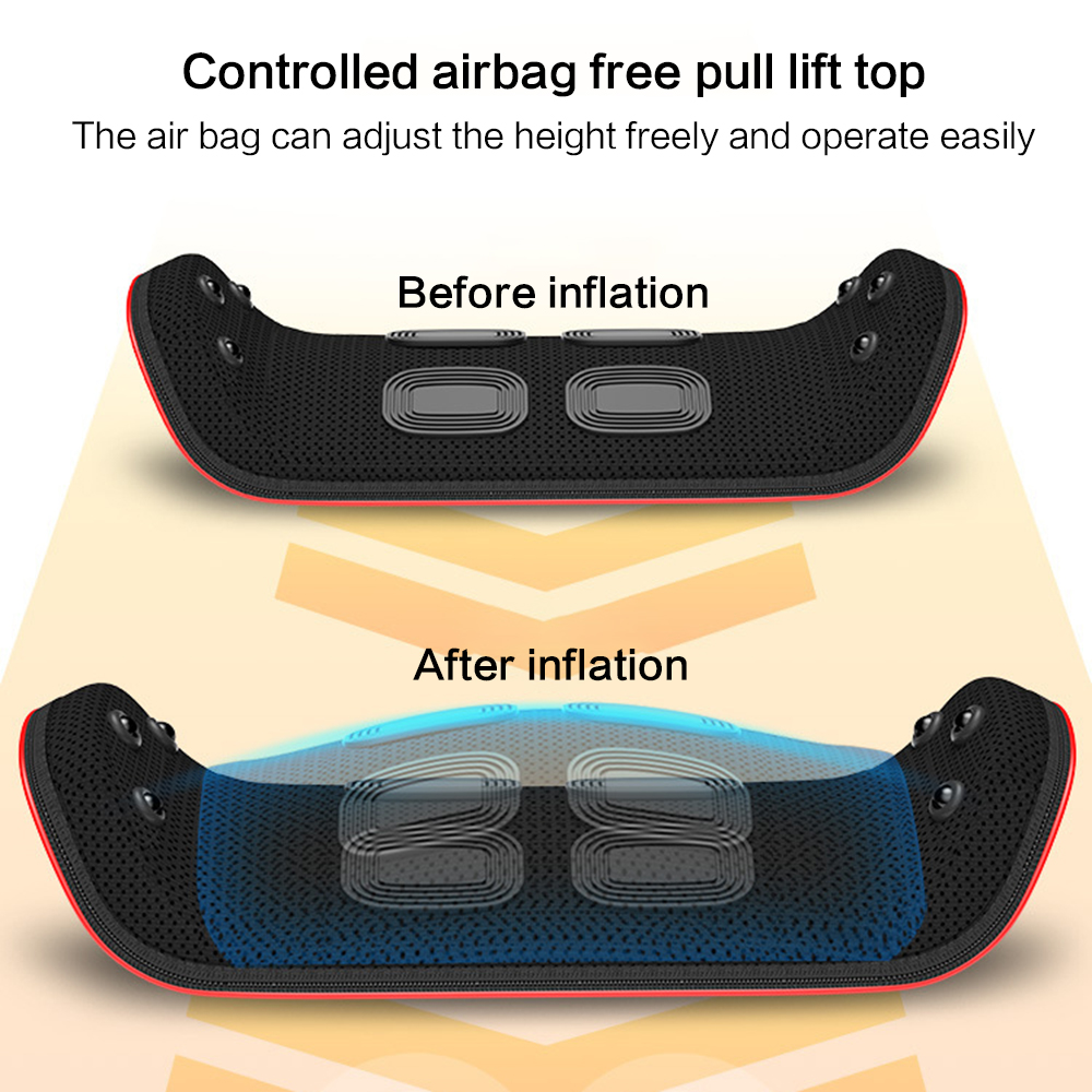 Relaxation Electric Lumbar Traction Device Waist Back Massager Vibration Massage Lumbar Spine Support Waist Relieve Fatigue