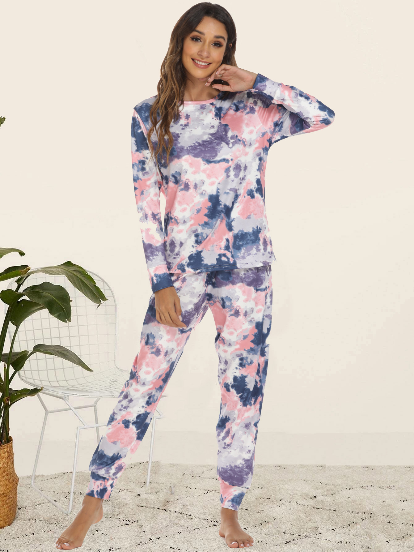 Title 7, Home Clothes Set Pajamas Female Autumn And Wint...