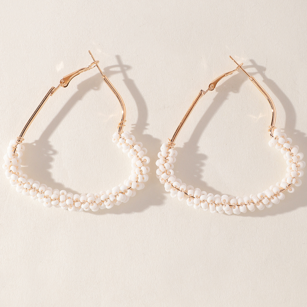 European And American Fashion Simple Irregular Earrings