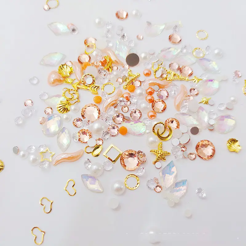 Nail Art Ceramic Hemming Jewelry Mix