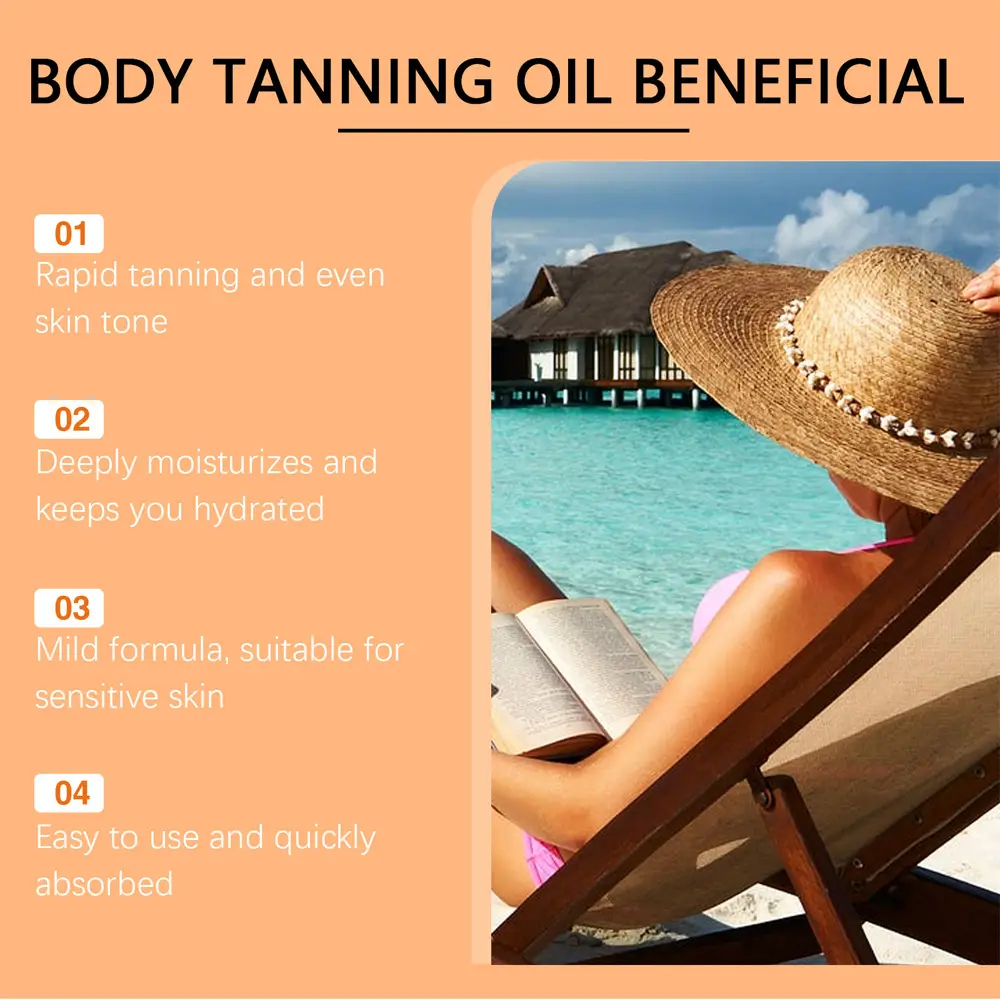 Tanning Cream, Natural Coconut Oil Self Tanner Lotion, Long Lasting Moisturizing Sun Tanning Lotion For Smooth Soft Bronzed Skin, 200ml