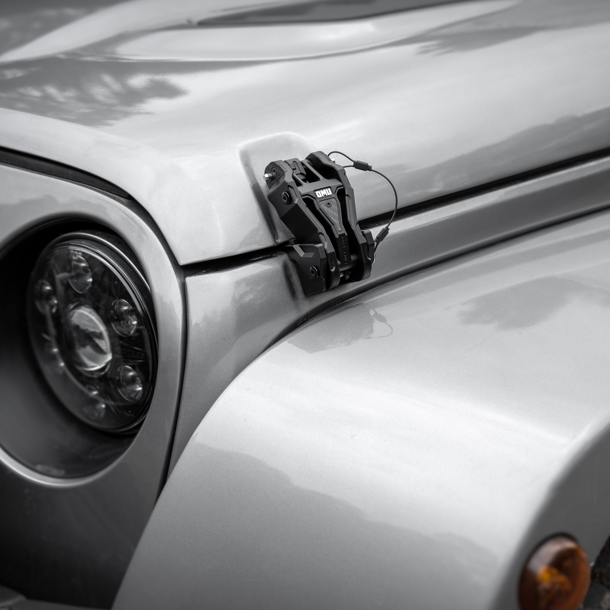 Hood Latch Lock Catch Compatible With 2007-2017 Wrangler JK JKU