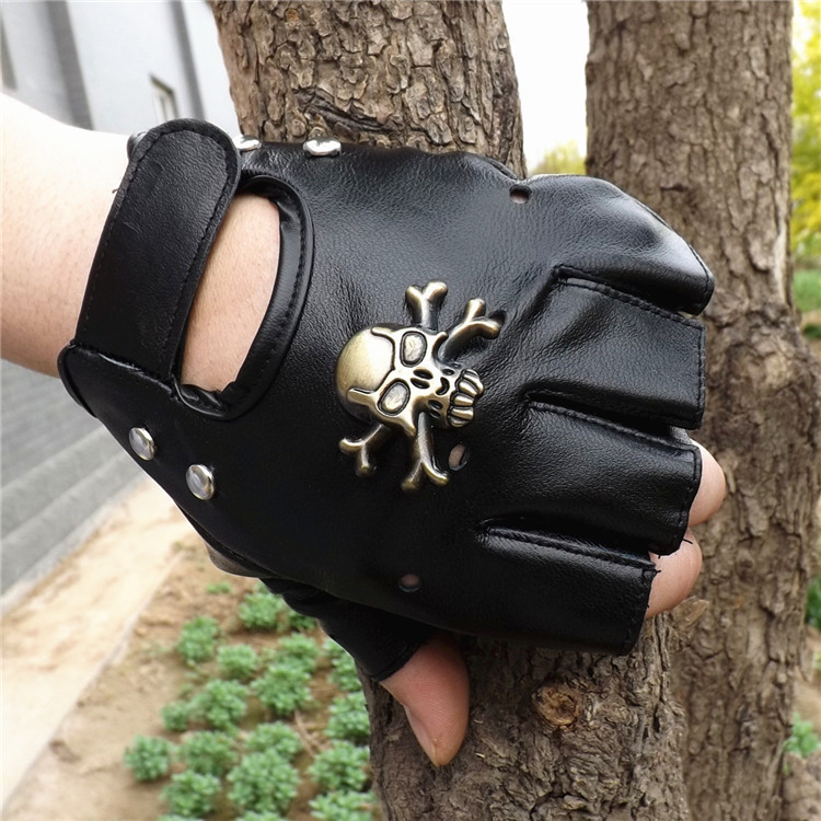 Title 2, Steampunk Piraten Handschoenen PU Leer Gothic M...