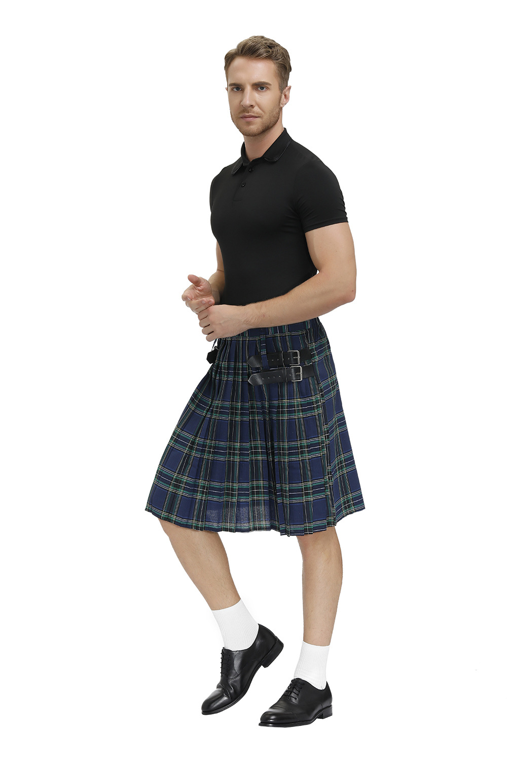 Beerwear High Waist Elastic Half Body Women's Scottish Festive Skirt
