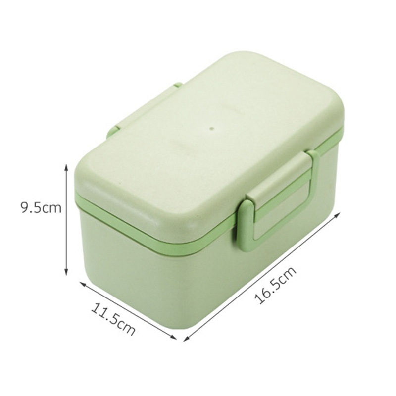 Title 8, Bamboo fiber compartment lunch box