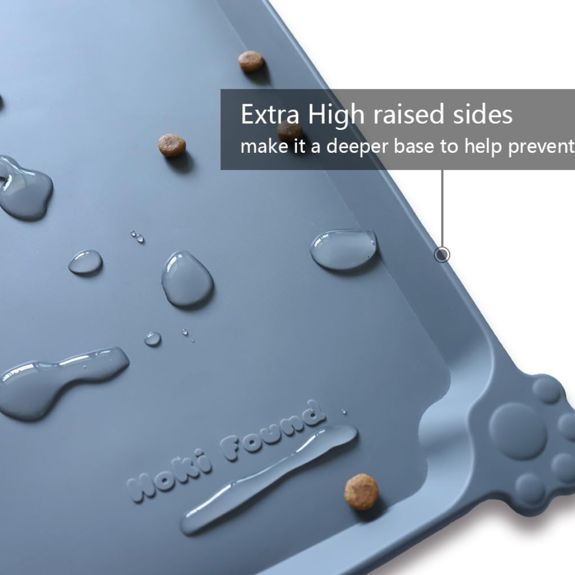 Found Waterproof Pet Feeding Mats With High Lips Multiple Size And Colors For Dogs, Cats  Others G — foto 2