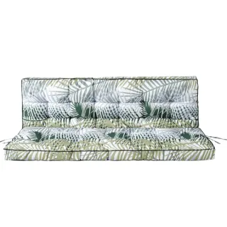 Outdoor Swing Cushions 70 Inch,Waterproof 4in Thick Porch Swing Cushion Replacement With Backrest And Ties,Comfortable 2-3 Seat Pation Swing Pad For Backyard,Garden,Lawn,Outdoor Fu