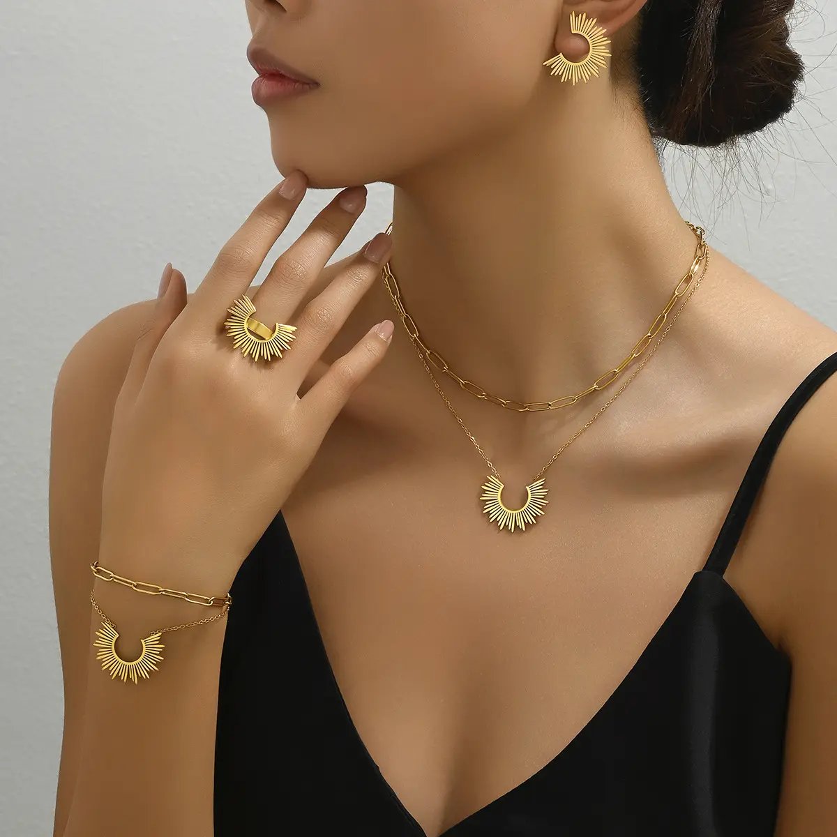 Sweet Elegant Camellia Style Minimal Women Full
