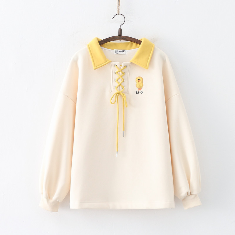 Fashion Sweater Female Velvet Hoodie