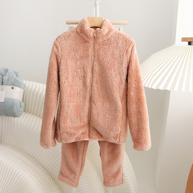 Comfortable Thickened Plush Warm Fashion Suit