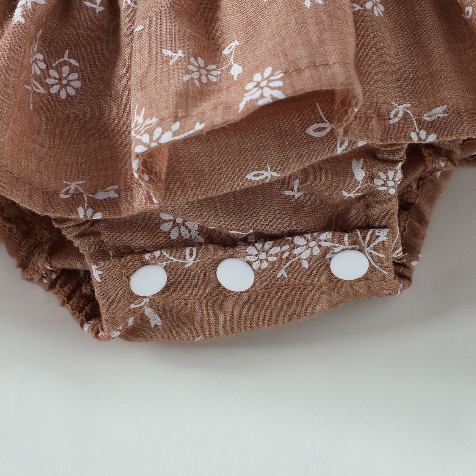 European And American Baby Girls' Floral Wrap Off The Shoulder Skirt Romper