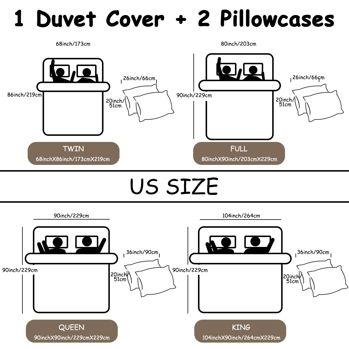 Grey 3 Pieces Grey Floral Duvet Cover Set, Botanical Bed In A Bag Brown Leaves Bedding Set Soft Microfiber 1 Bedding Set And 2 Pillow Shames