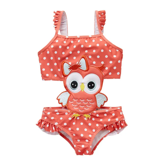 Baby Girls Swimwear Watermelon Swimsuit Swimming Beach Bathing Bikini Cute Summer One piece Swimming Costume E 8T - Shop at LoveMi
