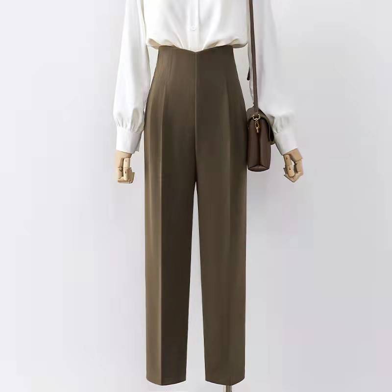 Title 6, Ladies High Waist Niche Design Casual Pants