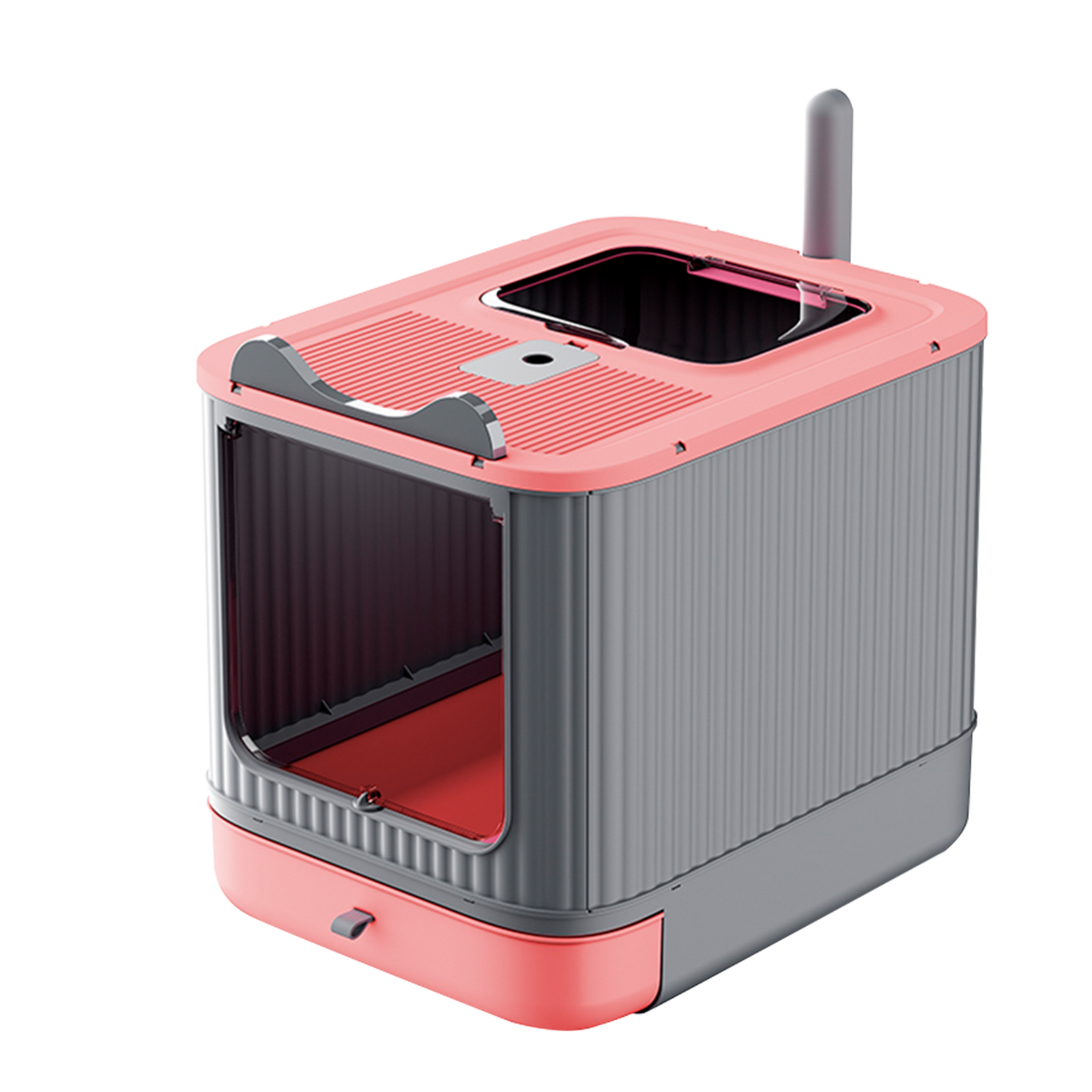Enclosed Litter Box with Easy-Clean Drawer