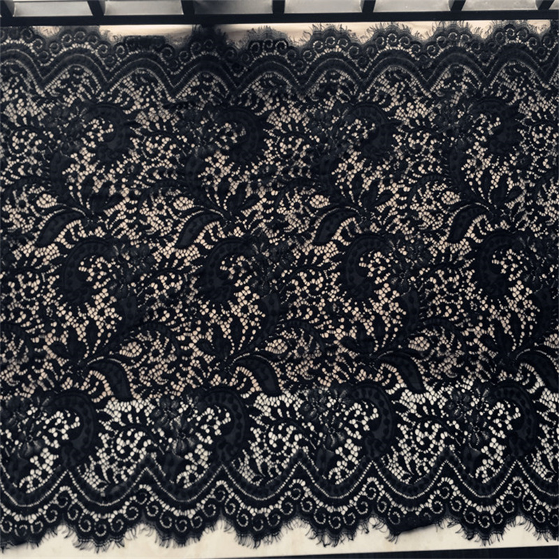 Embroidery Hollow Lace Skirt Hem Fabric