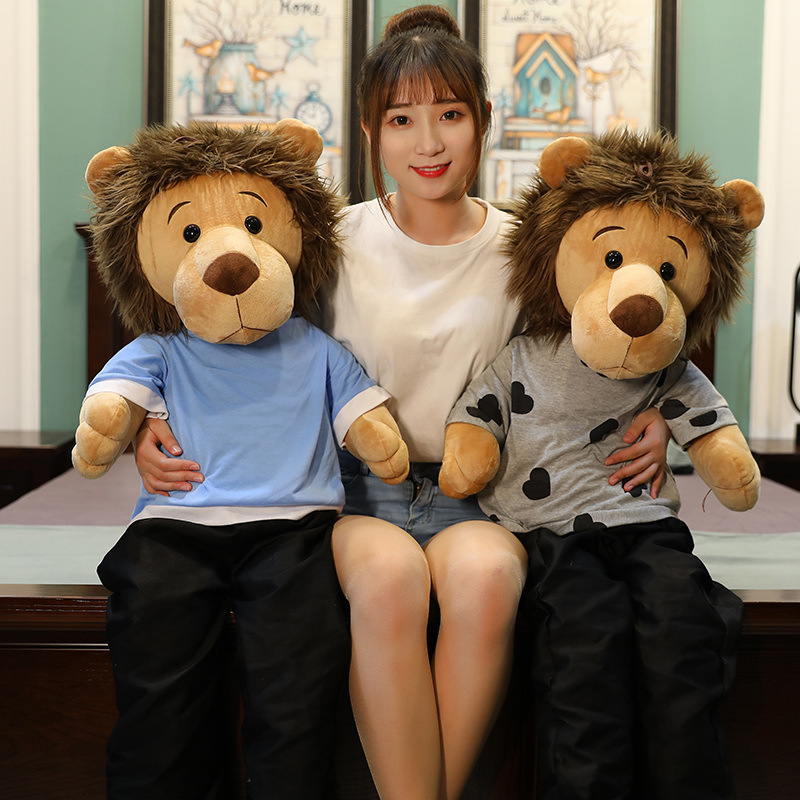 Cute Leg Lion Plush Toy Personality Doll