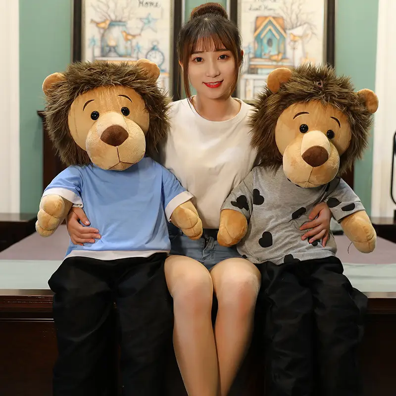 Cute Leg Lion Plush Toy Personality Doll
