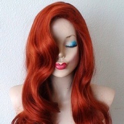 Women's Copper Anime Long Curly Hair — foto 4