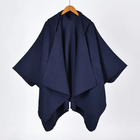 Women's Thick Tassel Plaid Knit Shawl