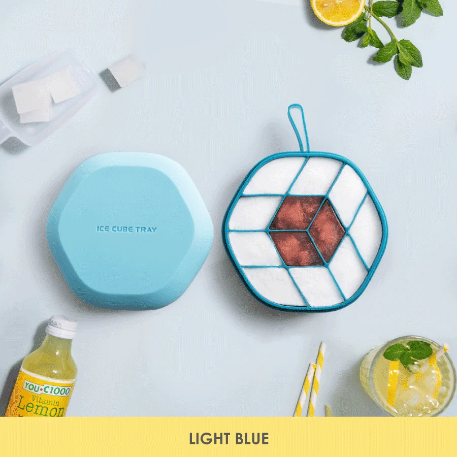 Beehive Mini Silicone Ice Cube Tray With Lid