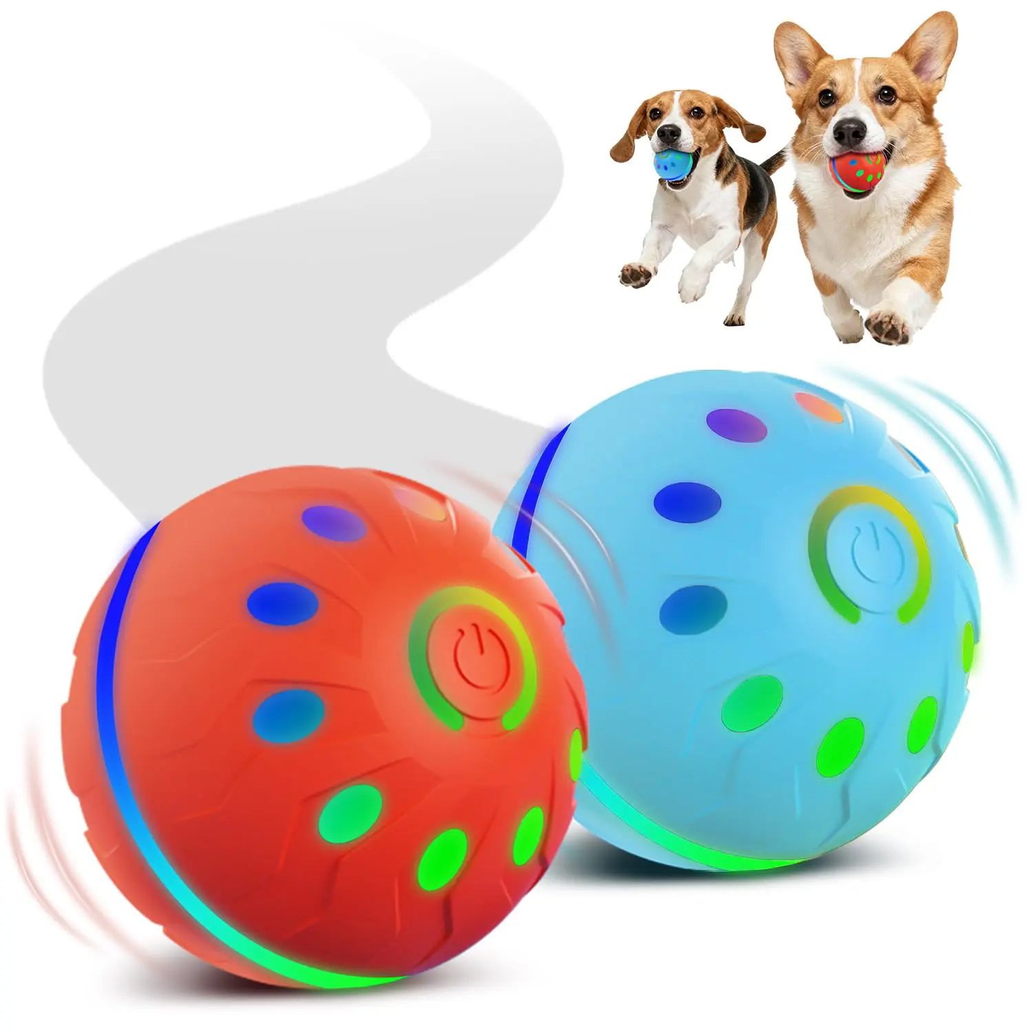 2 Pack Interactive Dog Toys