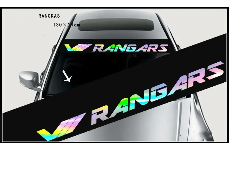 Car  Rear   Reflective Personality Car Stickers   Front Windshield Decals