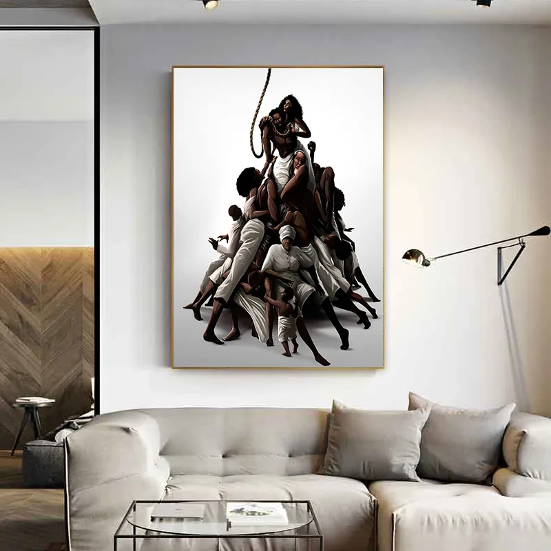 Abstract Art Doodle Canvas Painting Art Poster – image 2