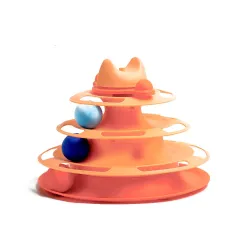 Cat Toys Space Tower Play Board Pet Supplies - Pink - View 1