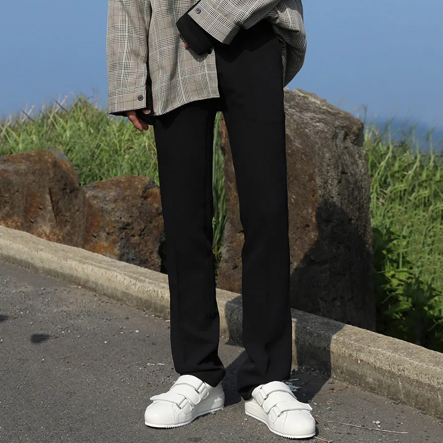 Mrcyc Men's Casual Pants Suit Korean Loose Straight