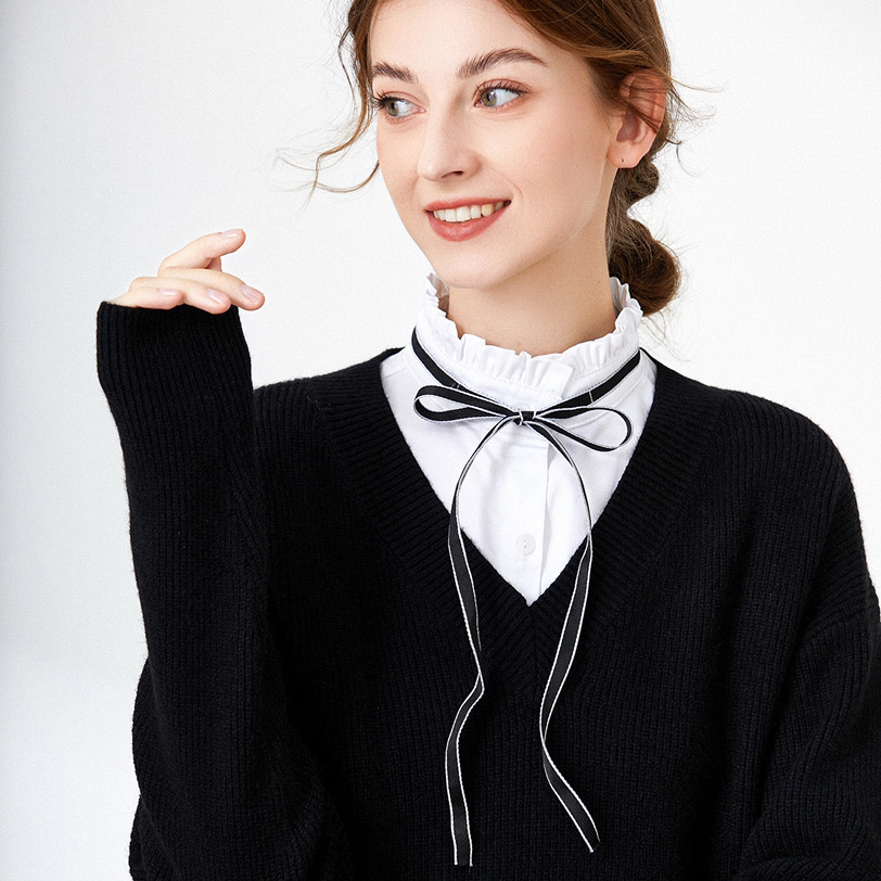 Title 4, Female Versatile Fake Collar Multifunctional Sh...