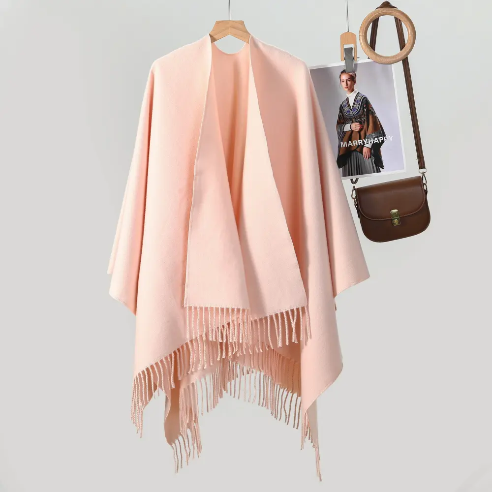 Women's Solid Color Style Shawl