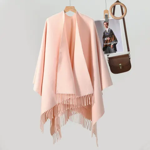 Women's Solid Color Style Shawl